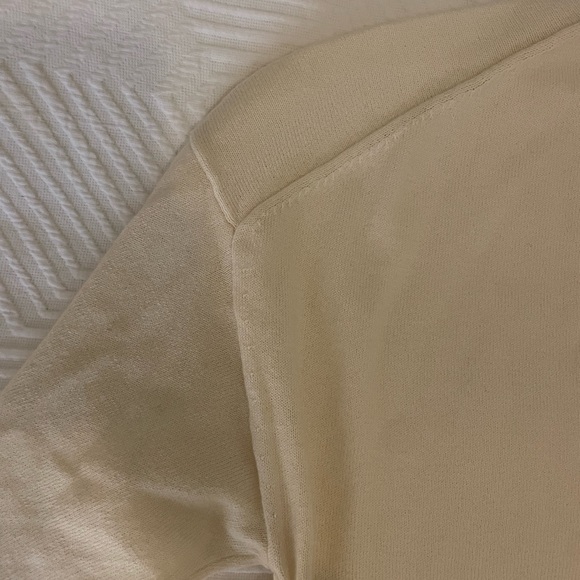 Aritzia Cotton-Cashmere Cream Sweater - Picture 9 of 11